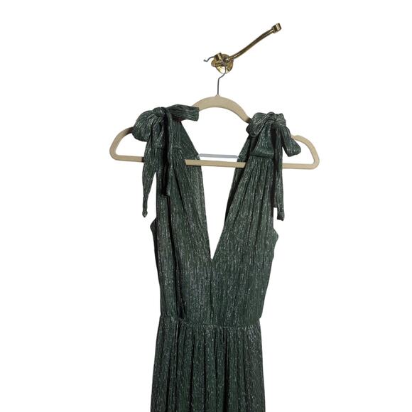 Sabina Musáyev Helena Maxi Dress – Green Print, Women’s Size S - Picture 3 of 6